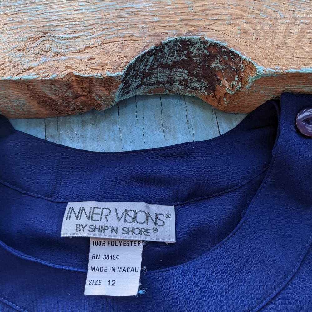 VINTAGE blouse Inner Visions - Picture 10 of 10